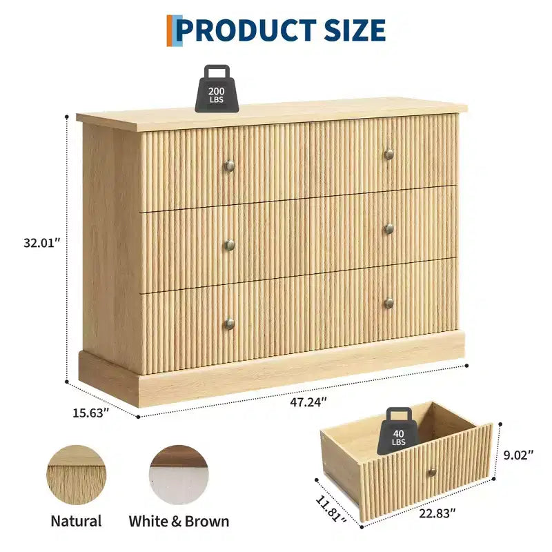 Commode en bois Organiseur de chambre
