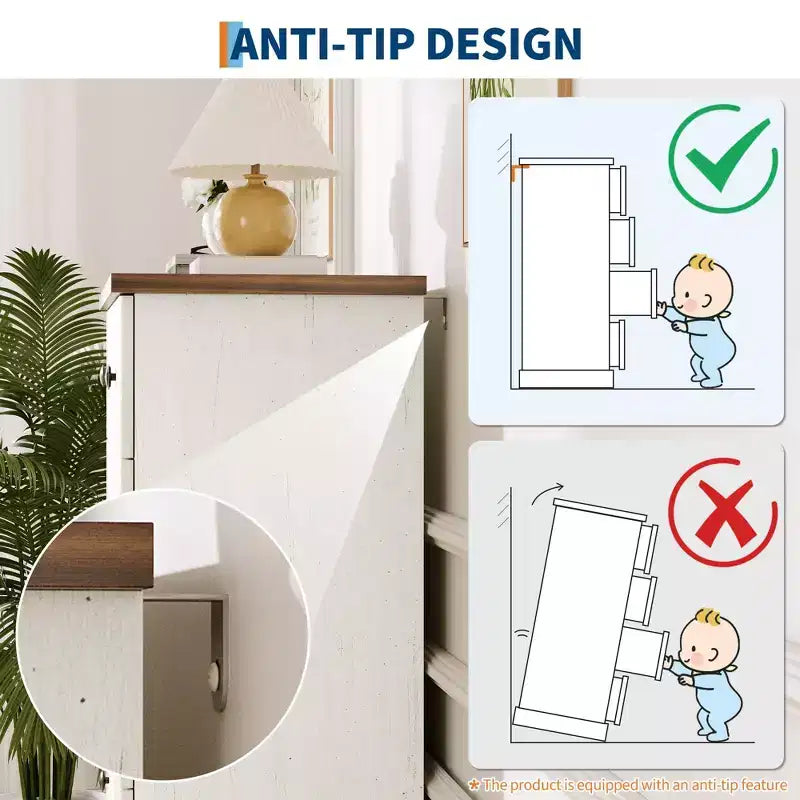Commode en bois Organiseur de chambre