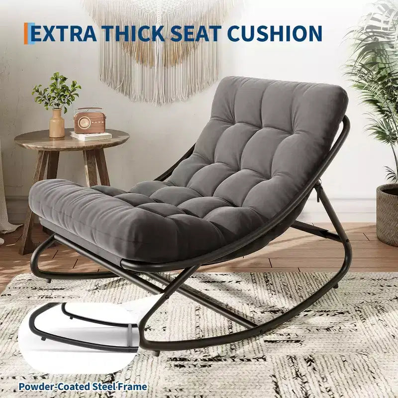 Fauteuil à bascule d'appoint