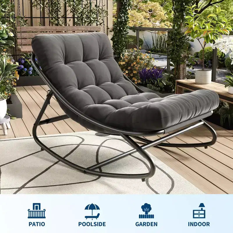 Fauteuil à bascule d'appoint