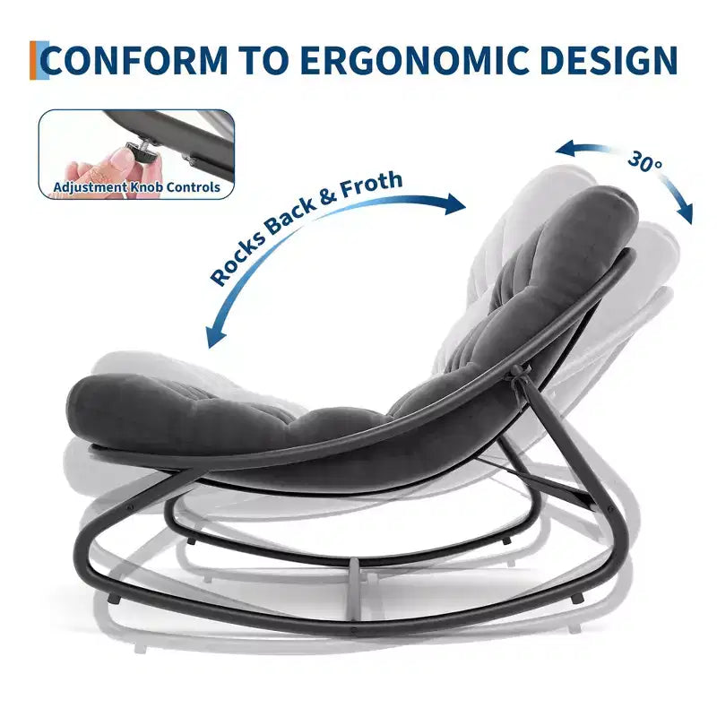Fauteuil à bascule d'appoint