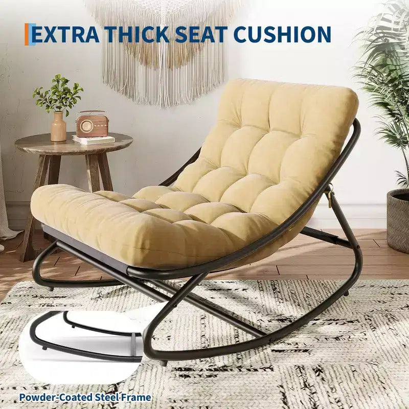 Fauteuil à bascule d'appoint