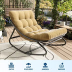 Fauteuil à bascule d'appoint