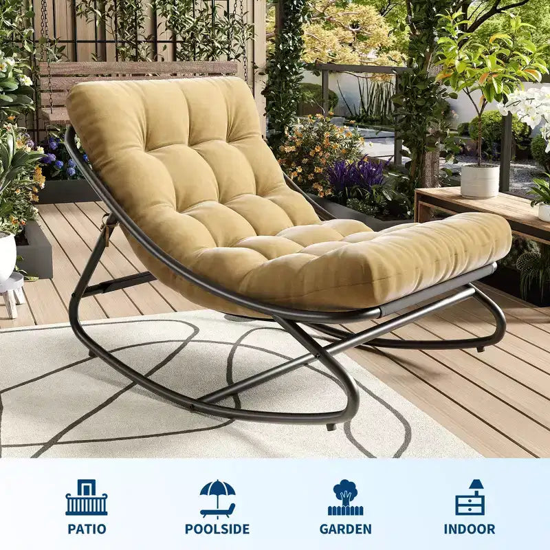 Fauteuil à bascule d'appoint