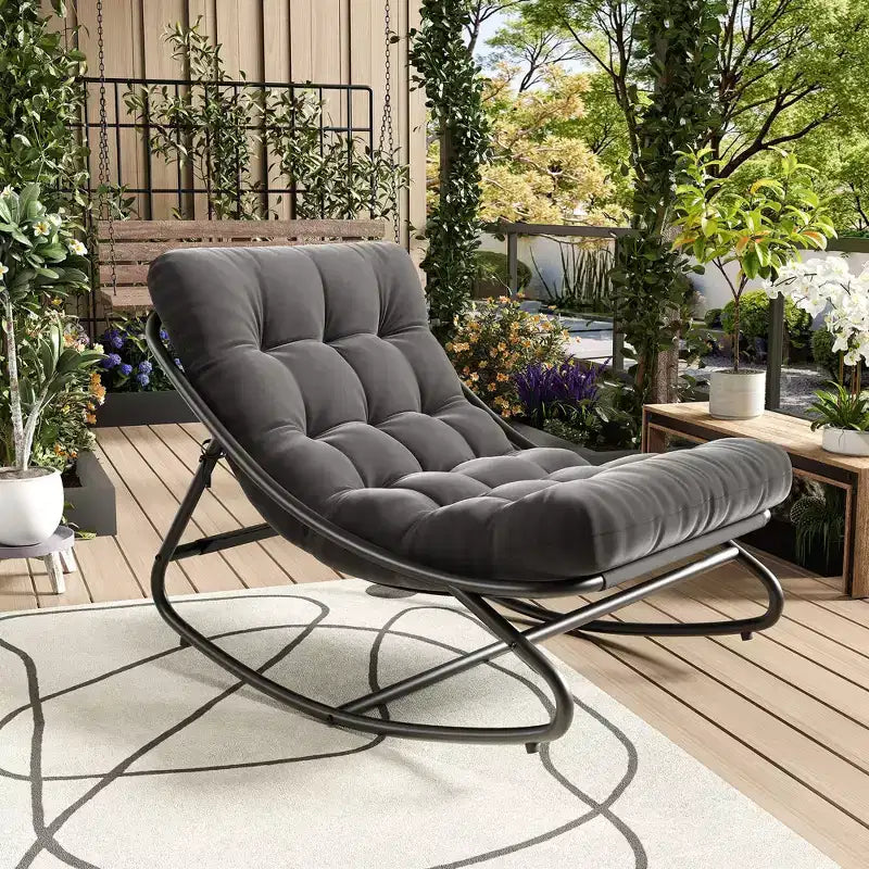Fauteuil à bascule d'appoint