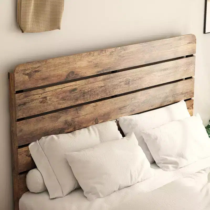 Cadre de lit plateforme en bois