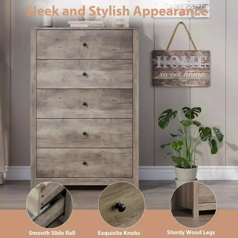 Commode en bois moderne