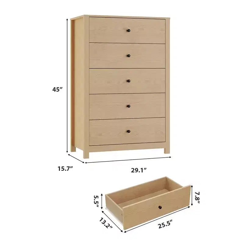 Commode en bois moderne