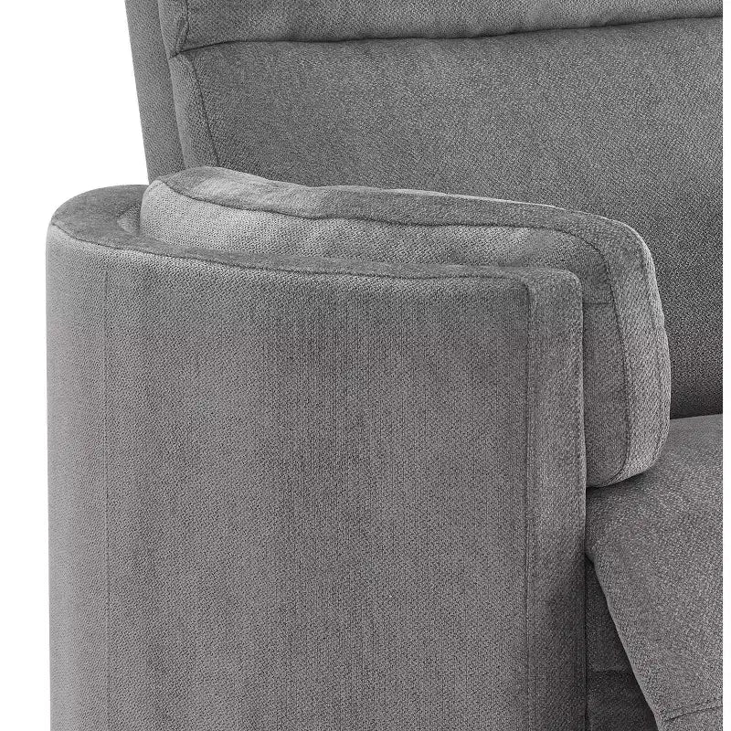 Chaise active en chenille anthracite