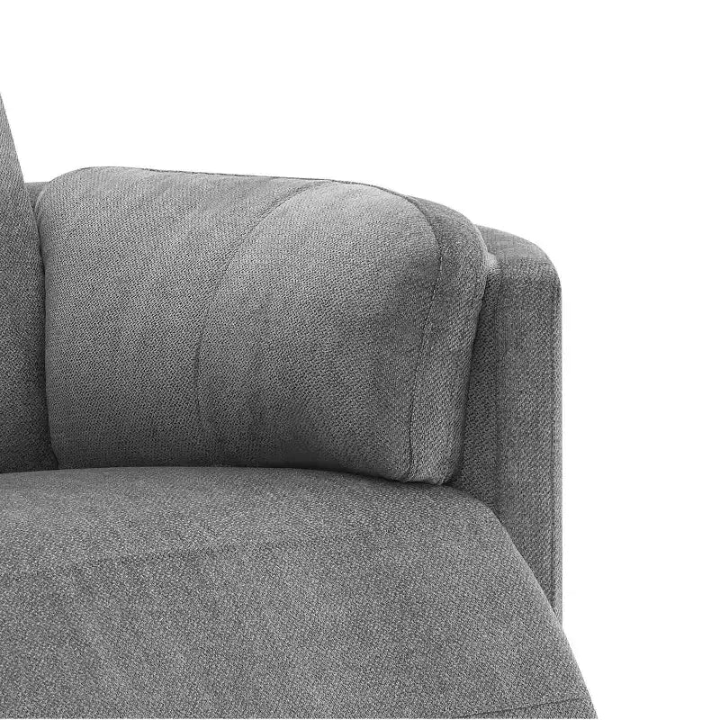 Chaise active en chenille anthracite