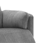 Chaise active en chenille anthracite