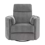 Chaise active en chenille anthracite