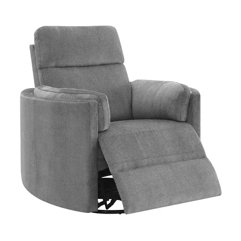 Chaise active en chenille anthracite