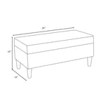 Banc de rangement