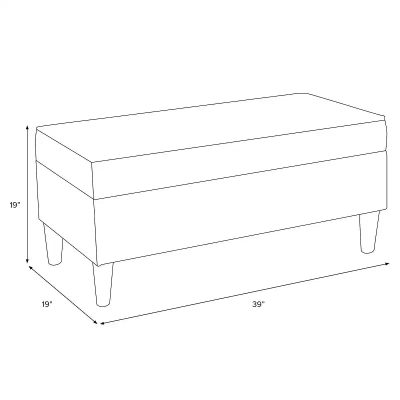 Banc de rangement