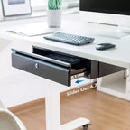 Tiroir coulissant sous le bureau