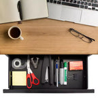 Tiroir coulissant sous le bureau
