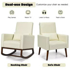 Fauteuil à bascule rembourré Fauteuil d'appoint