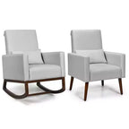 Fauteuil à bascule rembourré Fauteuil d'appoint