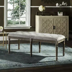 Banc traditionnel capitonné