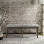Banc traditionnel capitonné
