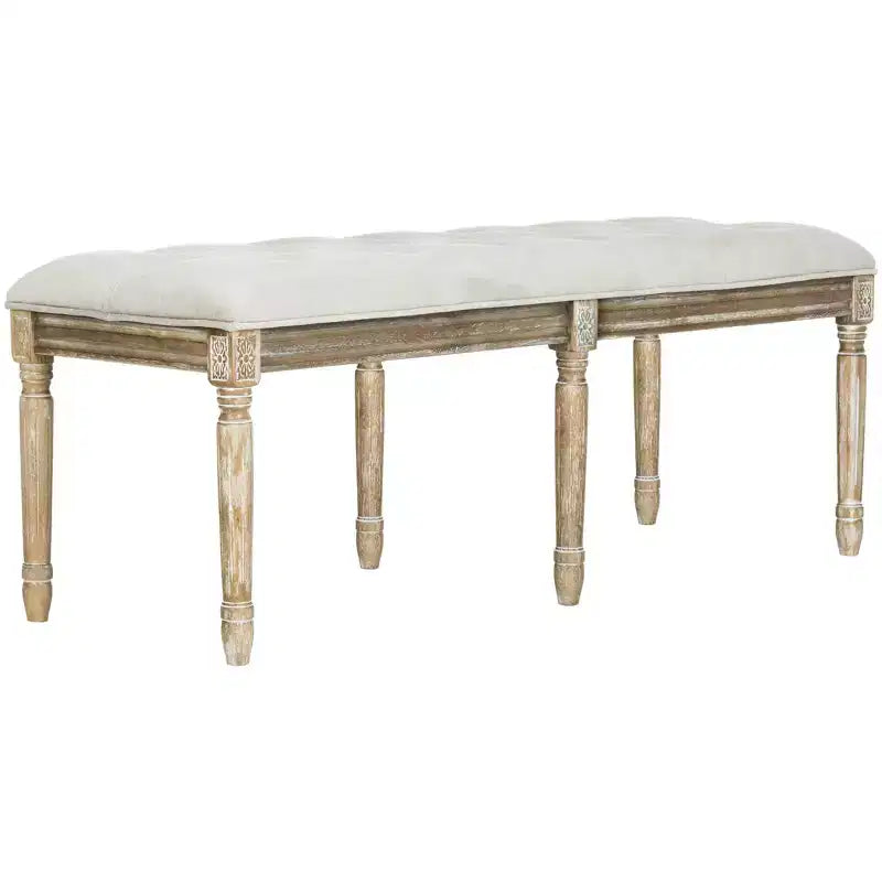 Banc traditionnel capitonné