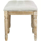 Banc traditionnel capitonné