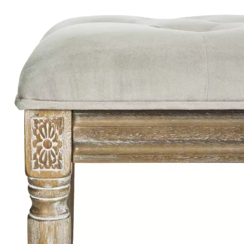 Banc traditionnel capitonné