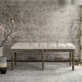 Banc traditionnel capitonné