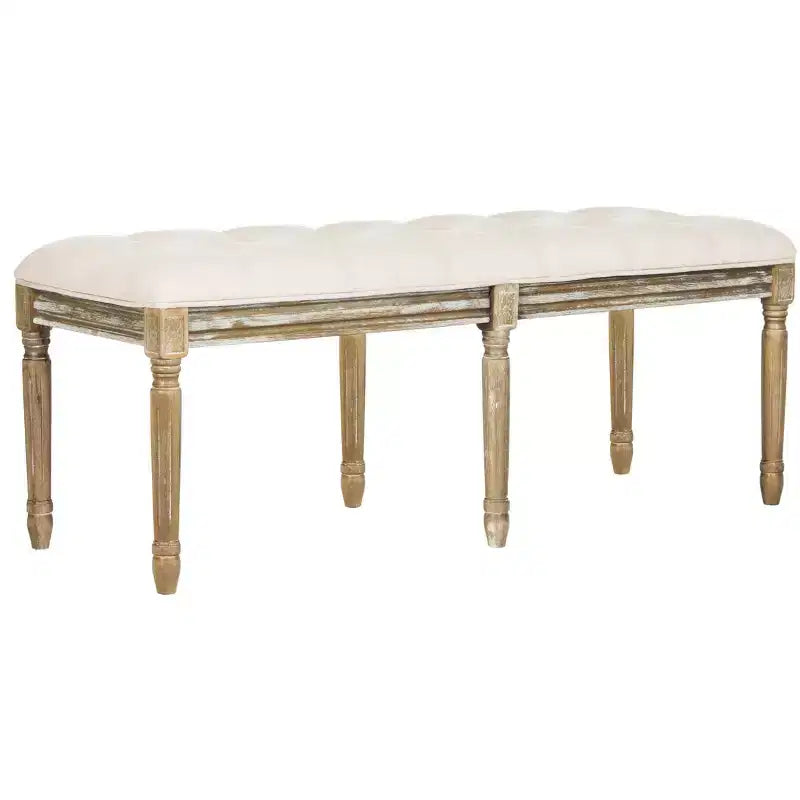 Banc traditionnel capitonné