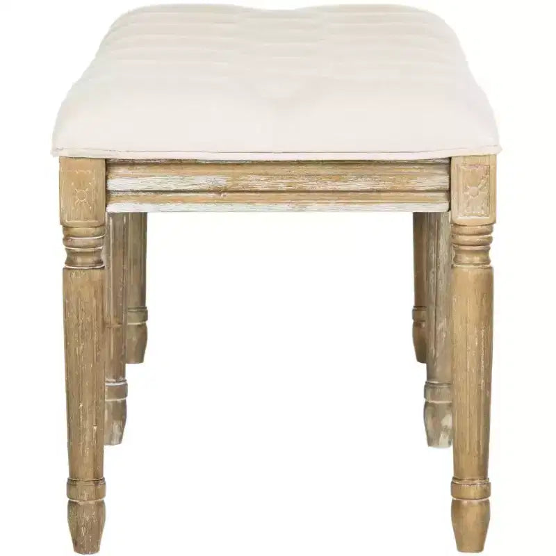 Banc traditionnel capitonné