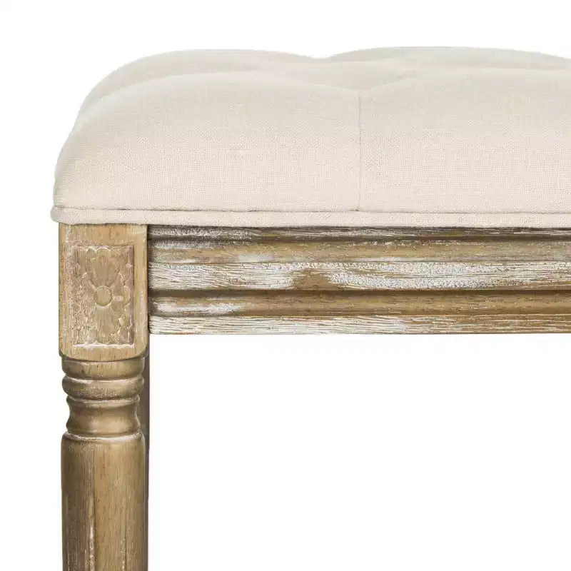 Banc traditionnel capitonné