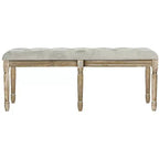 Banc traditionnel capitonné