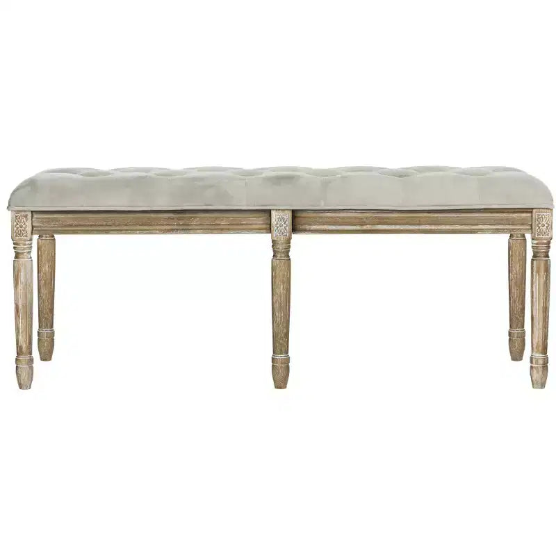Banc traditionnel capitonné