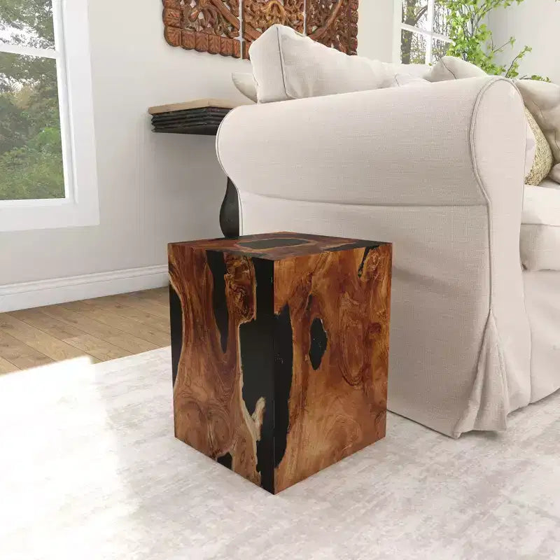 Tabouret d'appoint en teck marin -
