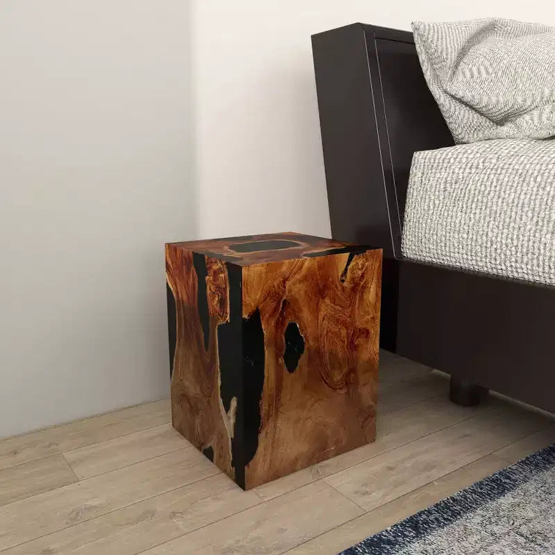 Tabouret d'appoint en teck marin -