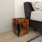 Tabouret d'appoint en teck marin -