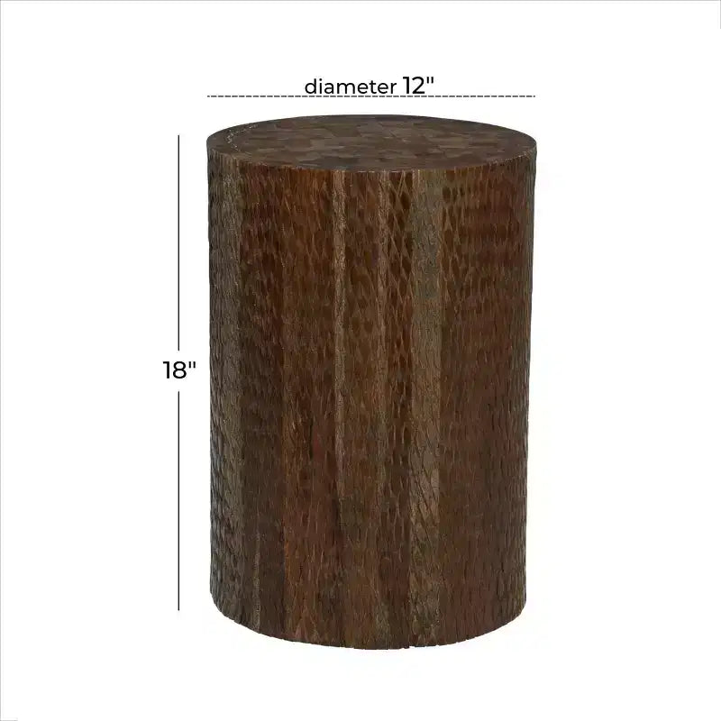 Tabouret d'appoint en teck marin -