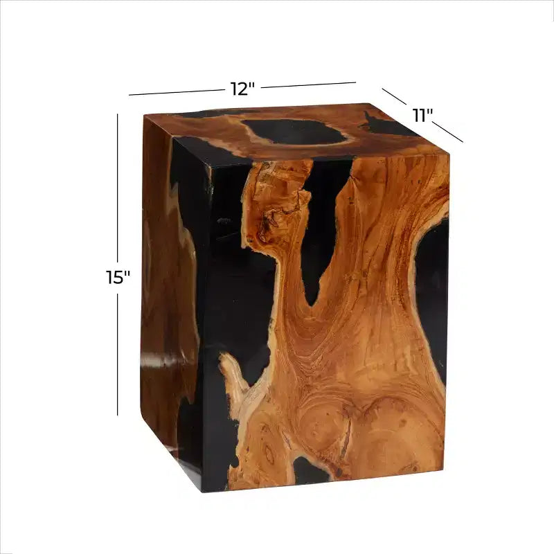 Tabouret d'appoint en teck marin -