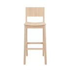 Tabouret de bar en bois massif / Chaise de salle à manger