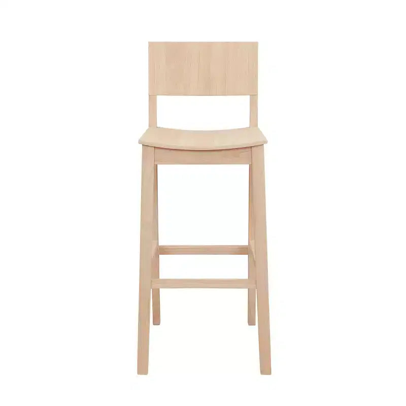 Tabouret de bar en bois massif / Chaise de salle à manger