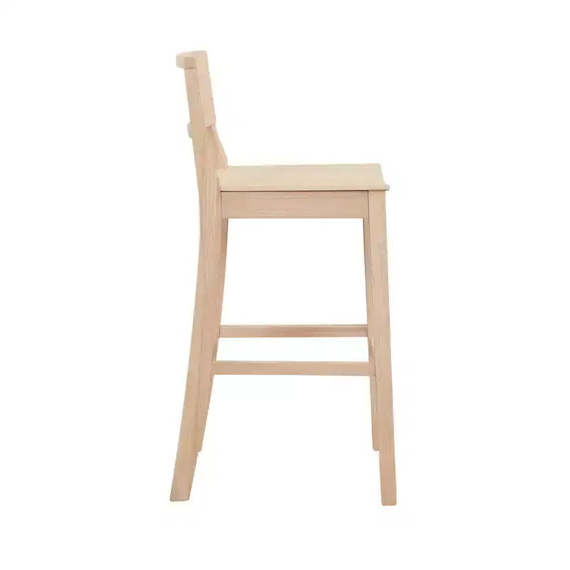 Tabouret de bar en bois massif / Chaise de salle à manger