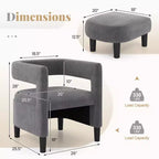 Fauteuil confortable avec repose-pieds