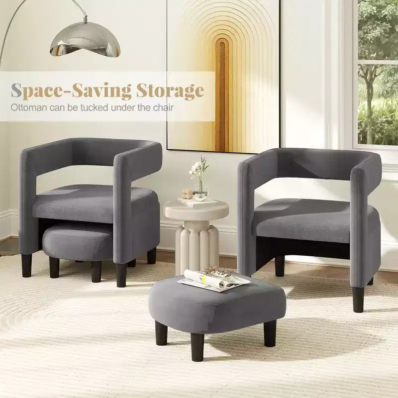 Fauteuil confortable avec repose-pieds