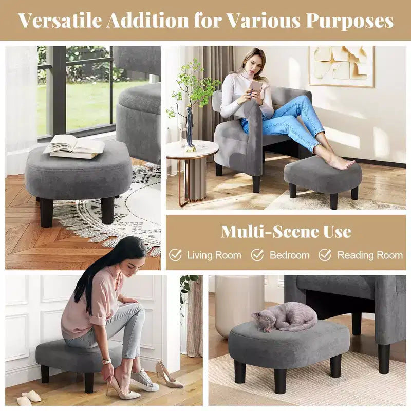 Fauteuil confortable avec repose-pieds