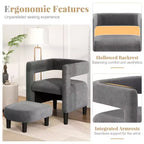 Fauteuil confortable avec repose-pieds