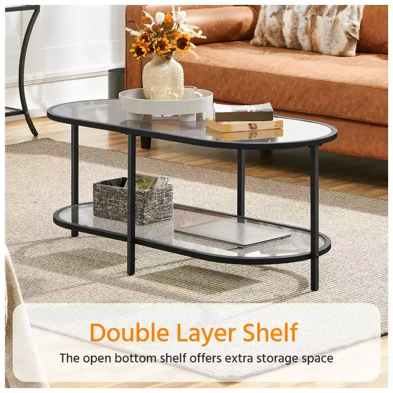 Table basse en verre trempé