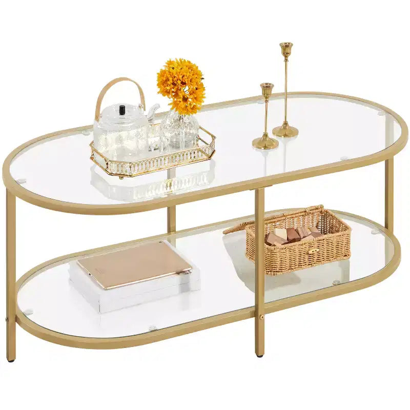 Table basse en verre trempé