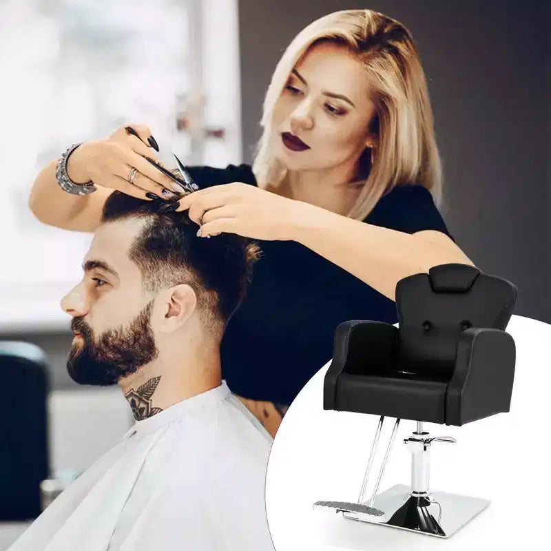 Fauteuil de barbier pivotant à 360 degrés