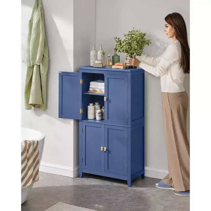Meuble de rangement pour le sol de salle de bain